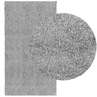 vidaXL Шаги килим с дълъг косъм "PAMPLONA" модерен сив 60x110 см