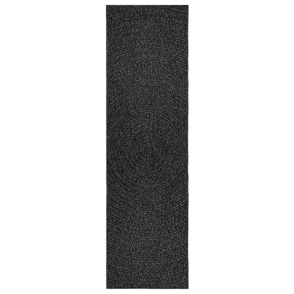 vidaXL Килим "ZIZUR", 80x250 см, визия юта, за закрито и открито