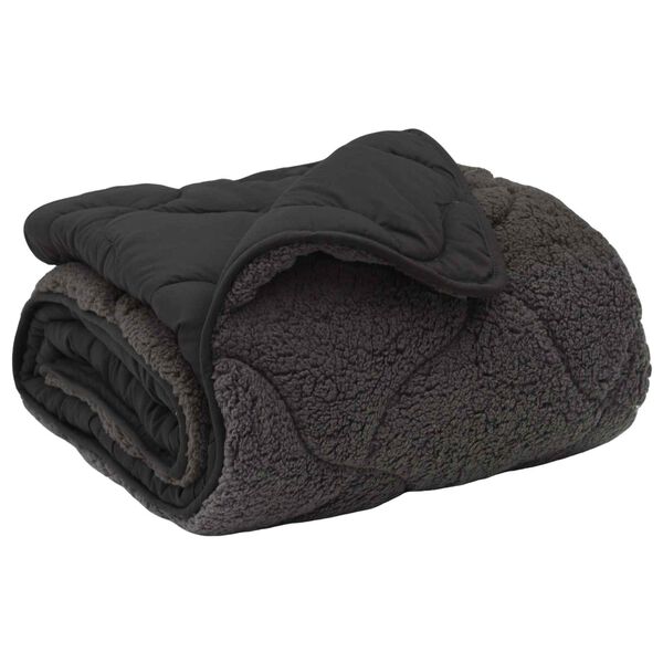 vidaXL Пълно годишно юрганче Патичено Антрацит 220 x 240 cm