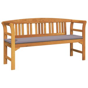 vidaXL Розова пейка Естествен 157 x 46 x 82,5 см