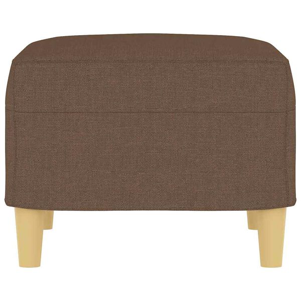 vidaXL Табуретка, кафява, 60x50x41 см, плат