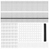 vidaXL Ограда и колче Сив 1 x 100 m Стомана