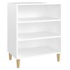 vidaXL Бюфет бял 57x35x70 см инженерно дърво