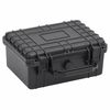 vidaXL Преносим калъф за полет, черен, 24x19x11 см, PP