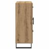 vidaXL Служебен шкаф с чекмедже Дъб 69,5 x 34 x 90 см