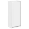 vidaXL Мивка за стена Бяло 35 x 20 x 81 см Инженерна дървесина