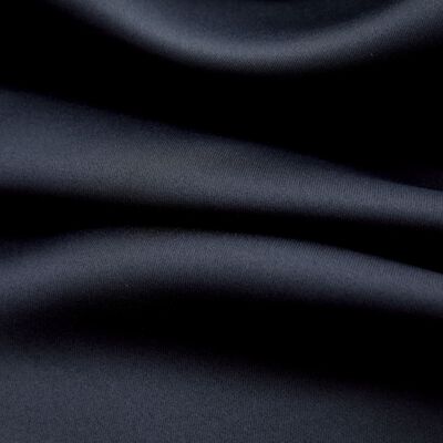 vidaXL Затъмняващи завеси с метални халки, 2 бр, черни, 140x225 см