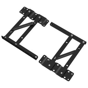 vidaXL Механизъм за повдигане на легло 2 бр. Черно 340 x 95 x 40 мм