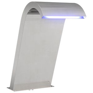 vidaXL Фонтан в басейна Сребристо 47 x 31 x 60 см Неръждаема стомана
