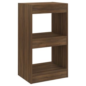 vidaXL Библиотека/разделител за стая, кафяв дъб, 40x30x72 см