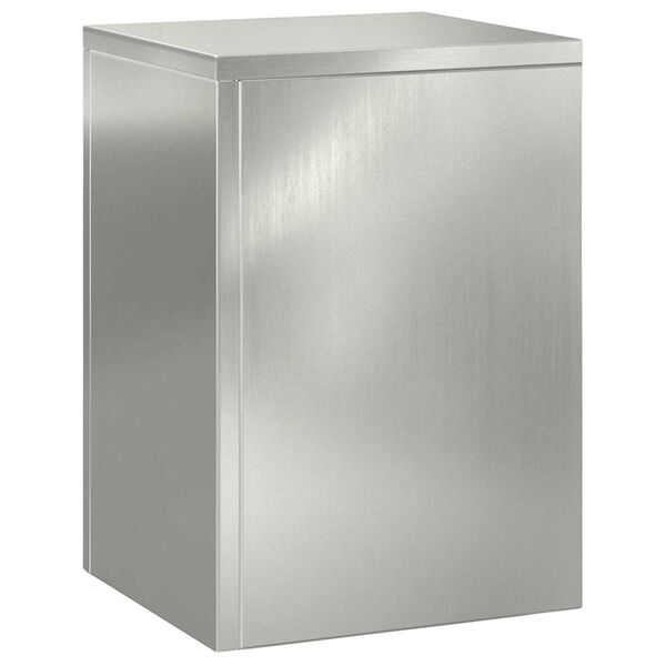 vidaXL Стойка за растения 3 pcs Сребрист Поцинкована стомана