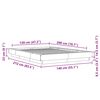 vidaXL Рамка за легло, опушен дъб, 120x200 см, инженерно дърво