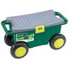 vidaXL Draper Tools Градинска количка седалка 56x27,2x30,4 см зелена 60852