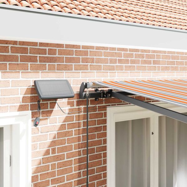 vidaXL Сгъваем навес Многоцветен 300 x 250 cm текстил