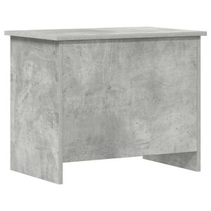 vidaXL Складов сандък Бетонно сиво 60 x 40 x 50 cm Инженерна дървесина
