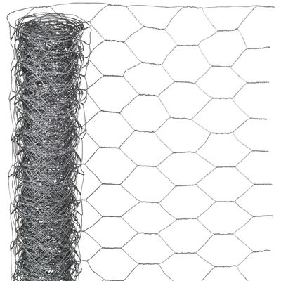 Nature Телена мрежа хексагонална 1x10 м 40 мм поцинкована стомана