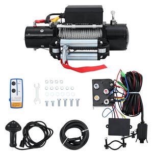 vidaXL Електрическа лебедка 12 V 5909 кг