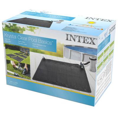 Intex Соларен нагревател PVC 1,2x1,2 м черен 28685