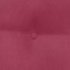 vidaXL Възглавница за гръб Виненочервен 45 x 24 x 50 см Кадифе