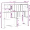 vidaXL Горна табла с място за съхранение, 135 см, масивно дърво бор