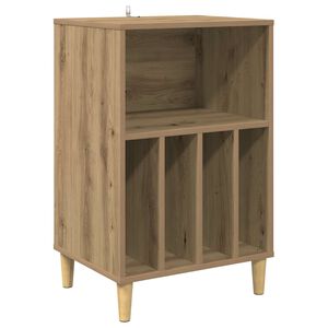 vidaXL Стойка за грамофон Дъб артизан 47 x 39,5 x 74,5 см