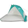 vidaXL Плажна палатка морско зелено 268x223x125 см 185T полиестер