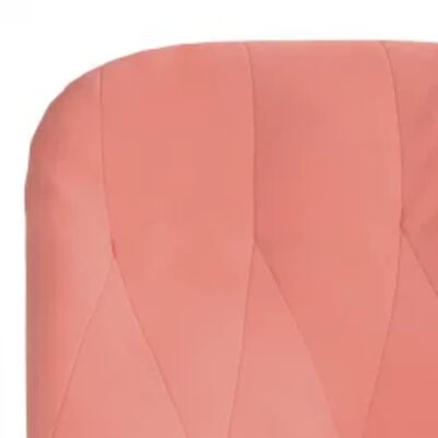 vidaXL Релаксиращ стол с опора за крака розов кадифе