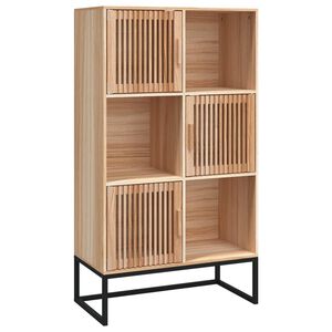 vidaXL Висок шкаф, 70x35x125 см, инженерно дърво