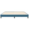 vidaXL Box Spring Легло без матрак Тъмно синьо 200x210 cm Кадифе