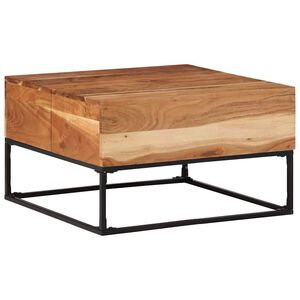 vidaXL Маса за кафе, 68x68x41 см, акациево дърво масив