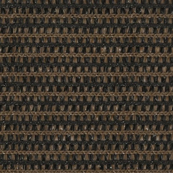 vidaXL Платно-сенник, 160 г/м², кафяво, 2,5x2,5x3,5 м, HDPE