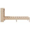 vidaXL Легло с рафтове за книги, без матрак, 90x190 см, бор масив