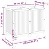 vidaXL Градинска кашпа с вложка 100x50x75 см масивна акация