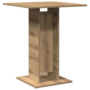 vidaXL Маса за бистро Artisan Oak 60x60x75 cm Инженерна дървесина