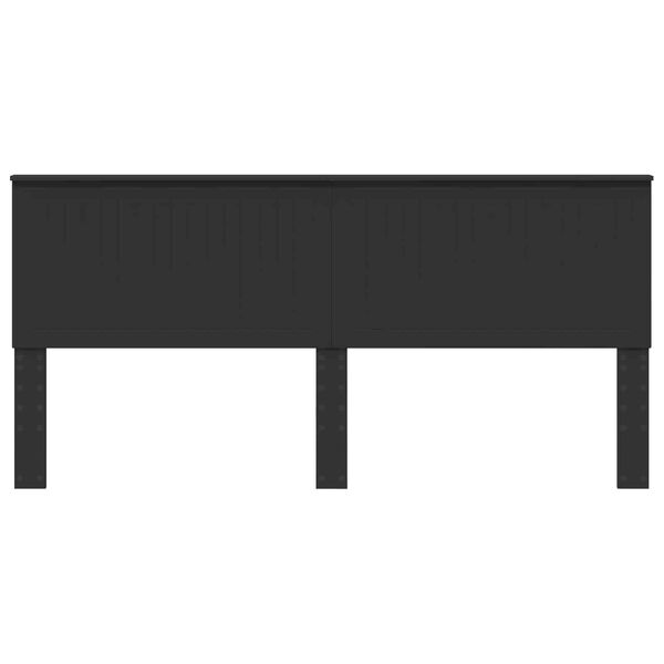 vidaXL Облегалка за глава с таблото Черния дъб 200 cm Инженерно дърво