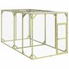 vidaXL Кокошарник 200x400x200 см импрегниран бор масив