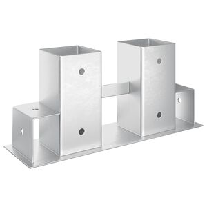 Помощник за подреждане на дърва 12 pcs Сребристо 34 x 10 x 15 см