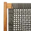 vidaXL Градинска мебел 2 pcs Сив 67 x 78 x 73 см