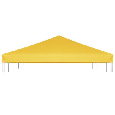 vidaXL Покрив за шатра, 270 г/м², 4x3 м, жълт