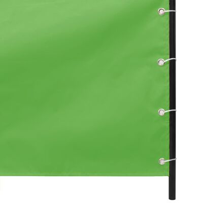 vidaXL Балконски параван, светлозелен, 160x240 см, оксфорд плат