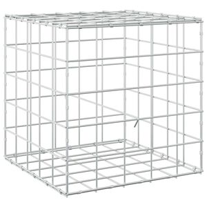 vidaXL Габион с 3,5 мм тел и мрежа 10x10 см 50x50x50 см