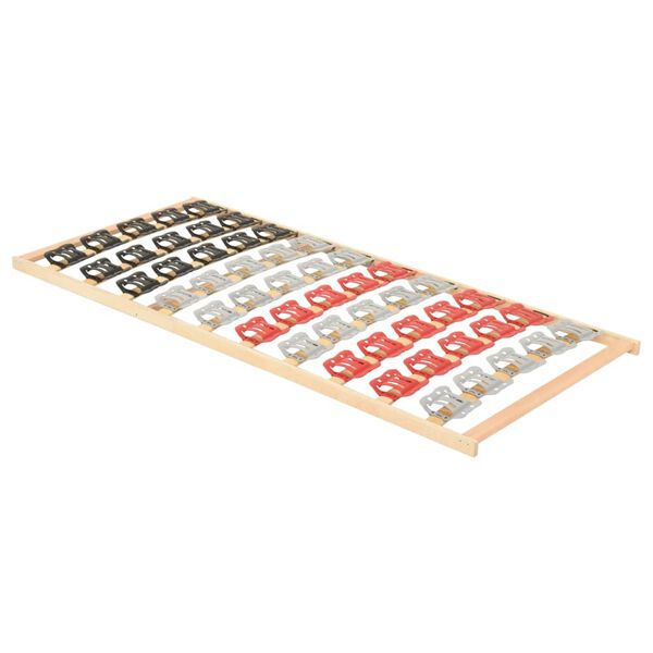 vidaXL Рамка за легло с 12 ламела и опори, 80x200 см