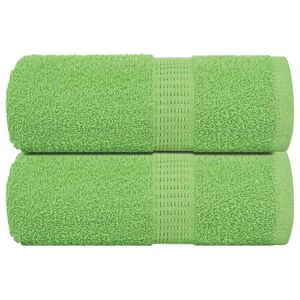 vidaXL Кърпи за пране FROGN 2 бр. ябълковозелени 30x30 см 360 г/м&sup2;