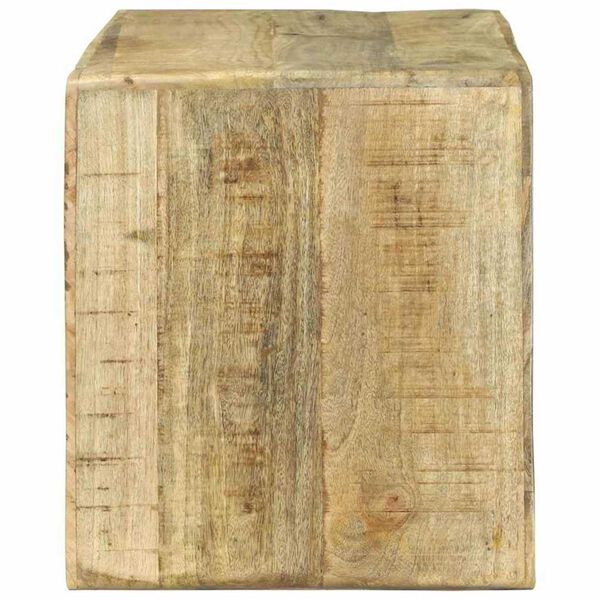 vidaXL ТВ шкаф Кафяво 80 x 32 x 36 см Масивна дървесина от манго