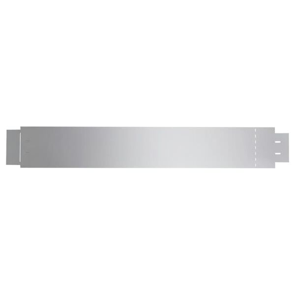 vidaXL Комплект бордюрни ленти поцинкована стомана 5 части 100x14 см