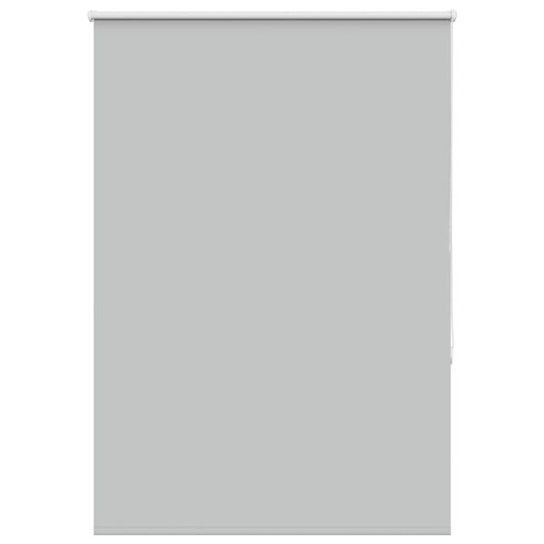vidaXL Ролкова щора Blackout Светло сиво 110x130 cm Ширина на плата