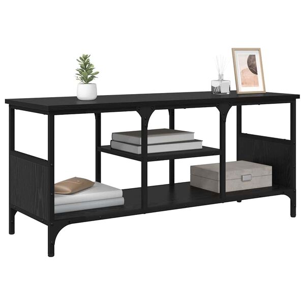 vidaXL ТВ шкаф Черния дъб 100 x 35 x 45 см