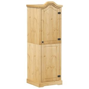 vidaXL Гардероб "Corona" 55x52x170 см бор масив
