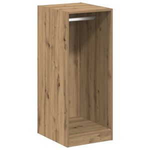 vidaXL Гардероб Дъб артизан 41 x 48 x 102 см Инженерна дървесина
