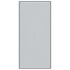 vidaXL Мат за врата Сив и черен 120 x 250 cm 100% Полиамид
